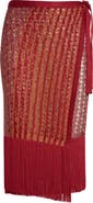 Missoni Open Knit Fringe Cover-Up Pareo