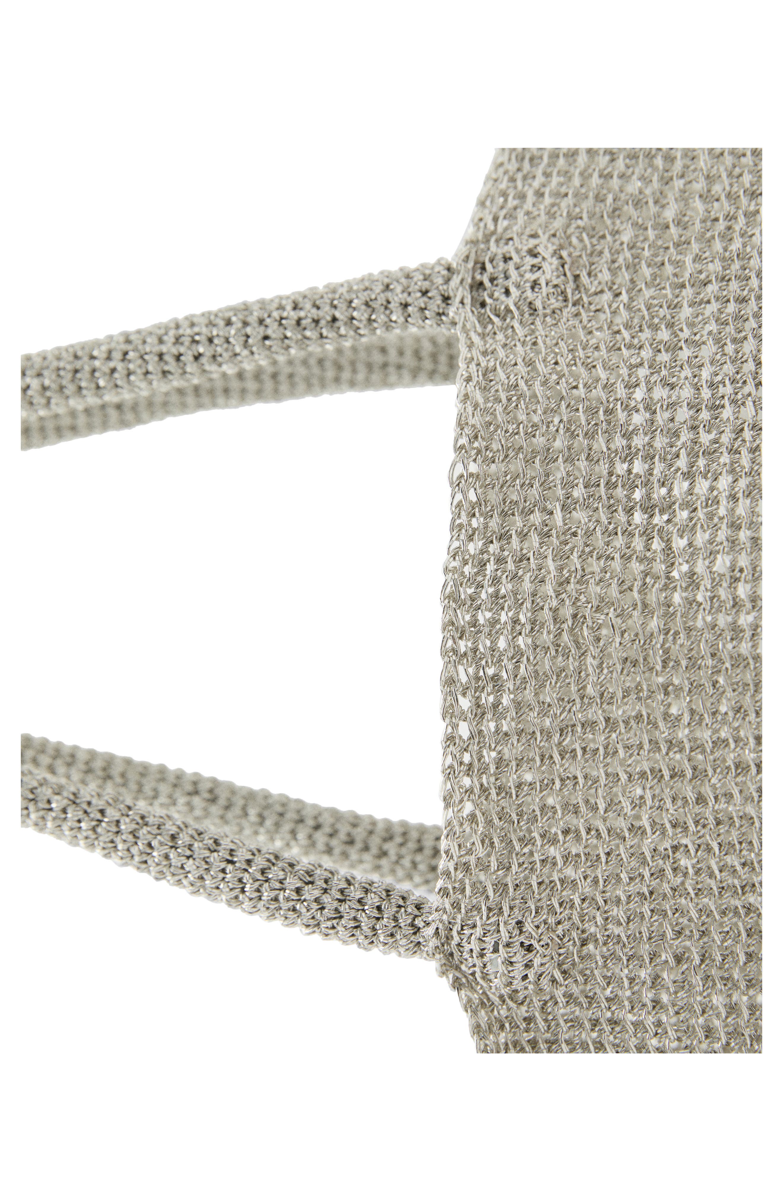 MANGO Woven Shopper Bag, Alternate, color, 