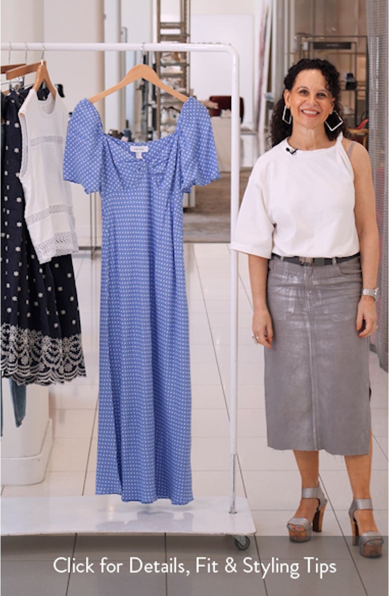 Polka Dot Maxi Dress, sales video thumbnail