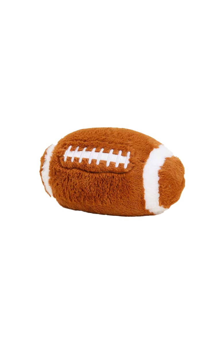 Warmies Football Plush Toy, Main, color, Brown
