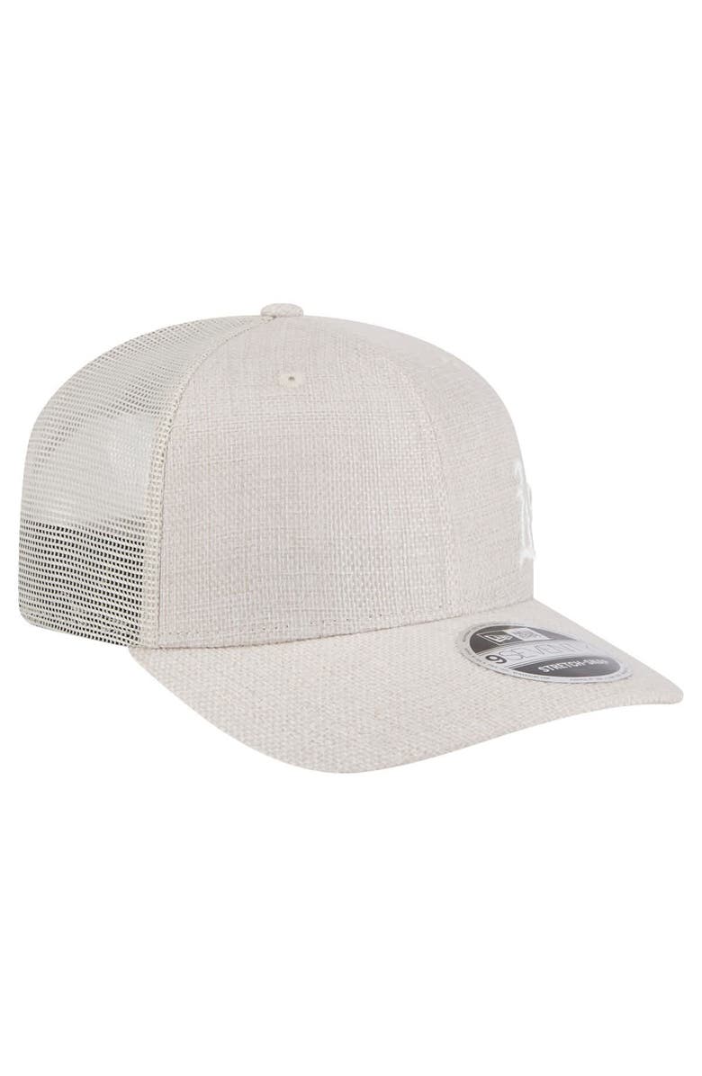 New Era Men's New Era Light Beige Athletics Flawless 9SEVENTY Stretch-Snap Hat, Alternate, color, 