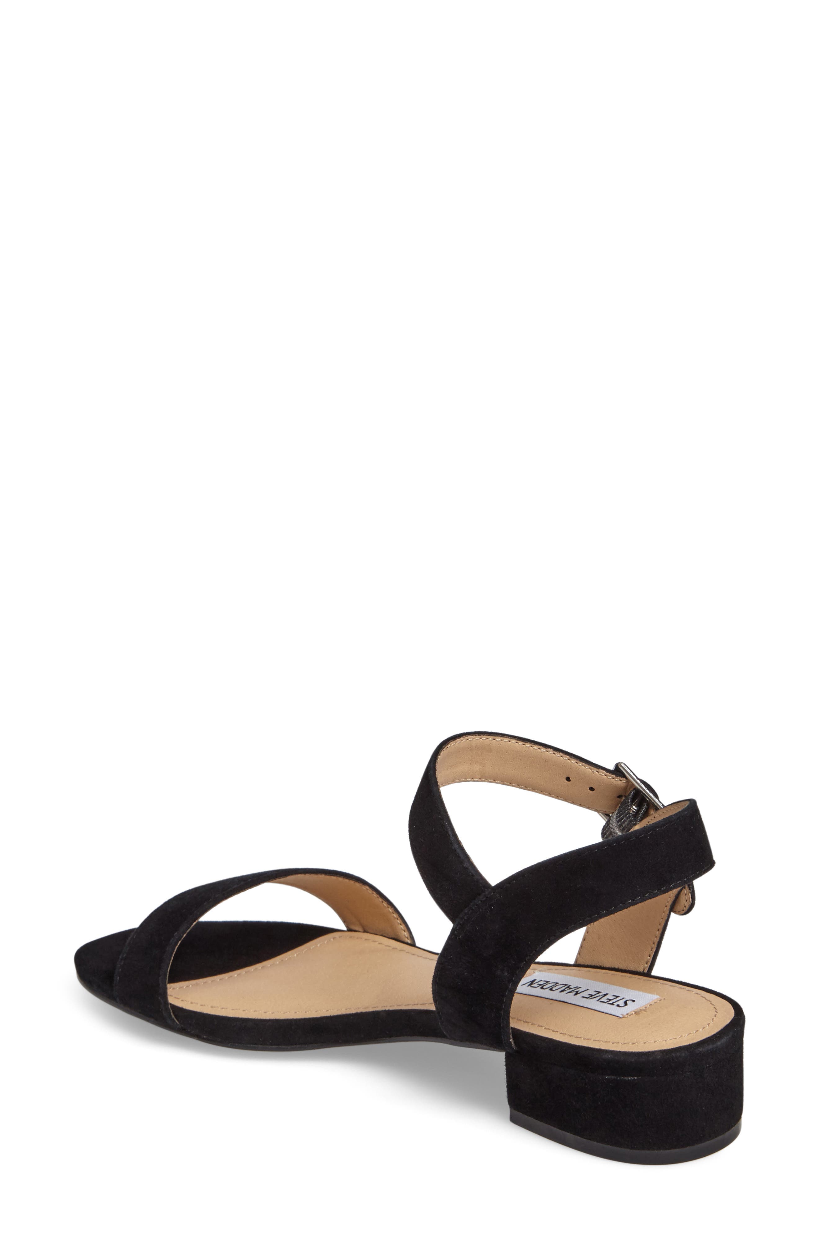 Cache Sandal, Alternate, color, BLACK SUEDE