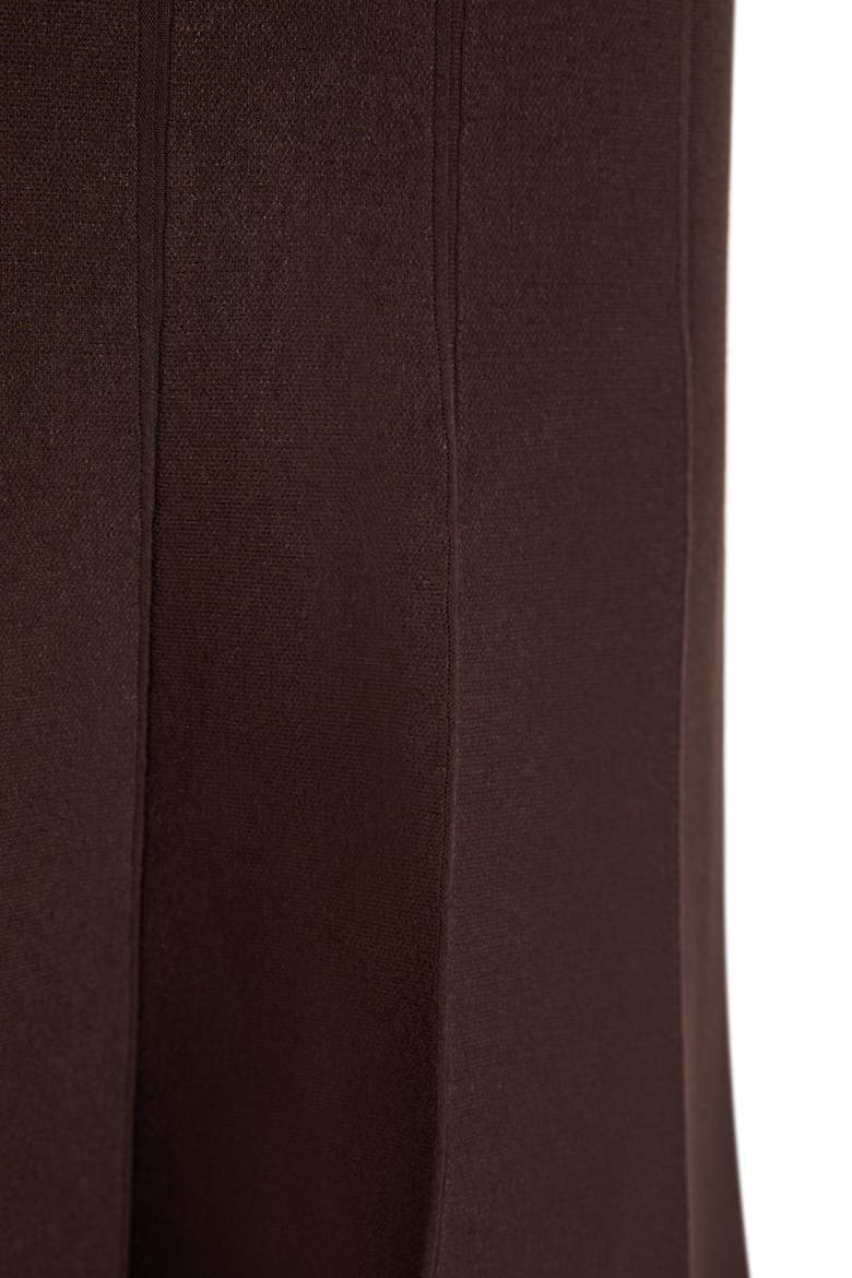 Creed High Waist Knit Midi Skirt, Alternate, color, BROWN
