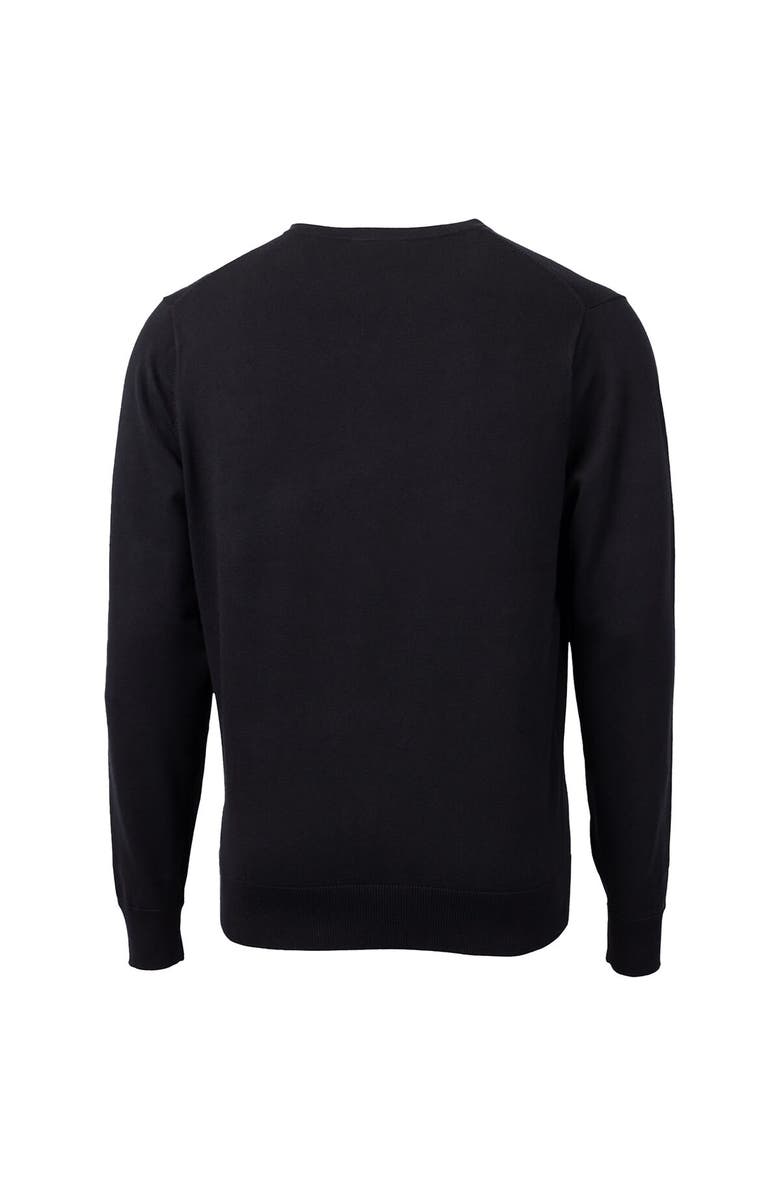 Cutter & Buck Men's Cutter & Buck Black New Mexico State Aggies Lakemont Tri-Blend Big & Tall V-Neck Pullover Sweater, Alternate, color, 