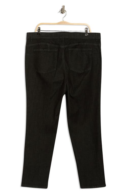 Ruby Rd. Ruby Rd Tummy Control Straight Leg Jeans In Black