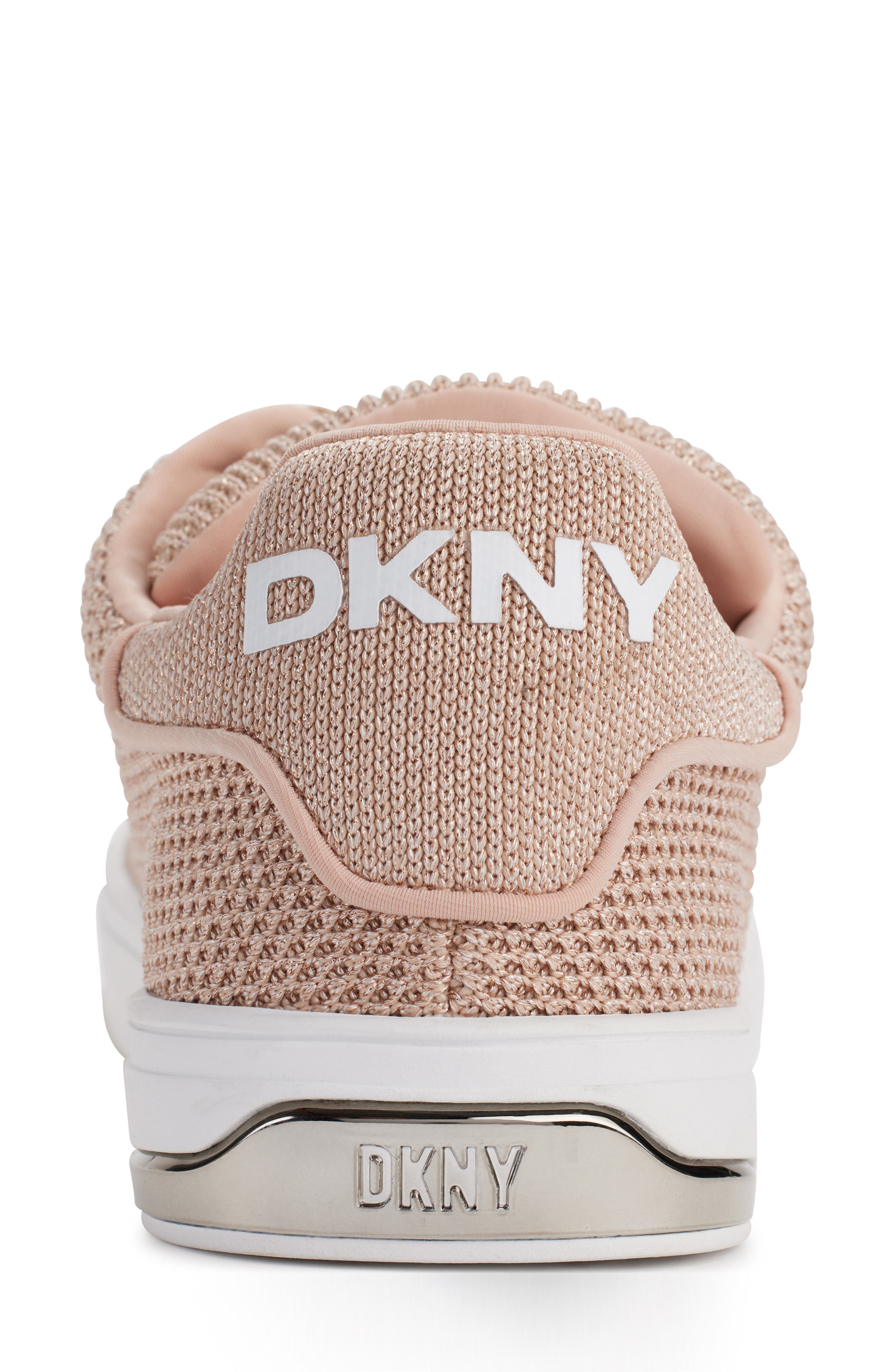 DKNY Abeni Knit Sneaker, Alternate, color, Pink