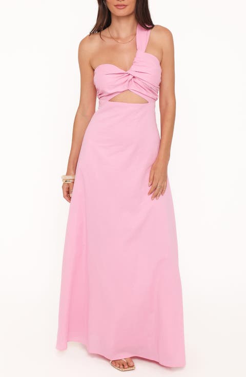Luna One-Shoulder Cutout Maxi Dress