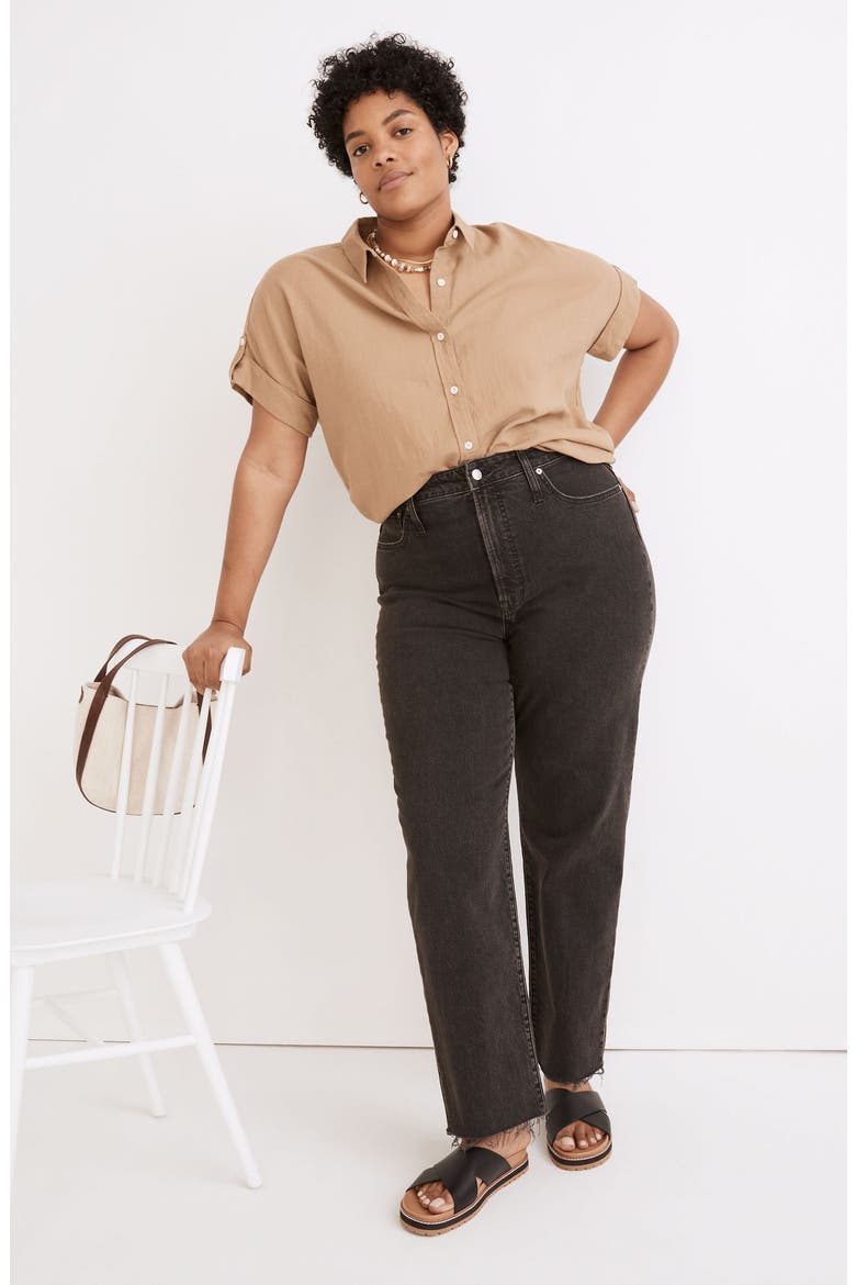 The Curvy Perfect Vintage Straight Jeans, Alternate, color, LUNAR WASH