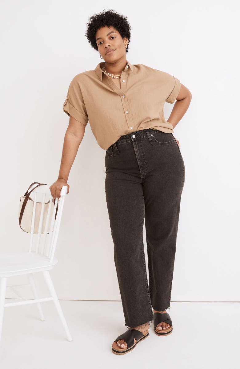 Madewell The Curvy Perfect Vintage Straight Jeans, Alternate, color,