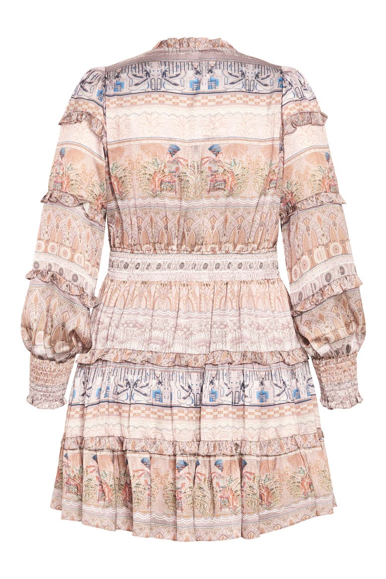 Leilany Long Sleeve Minidress, Alternate, color, PRINT