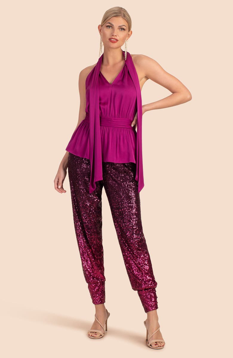 Trina Turk Eris Top, Alternate, color, Festive Fuchsia