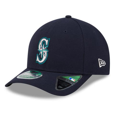 Men's New Era  Navy Seattle Mariners Player Replica 9FORTY Adjustable Hat