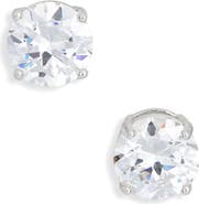 NORDSTROM RACK Round Cubic Zirconia Stud Earrings