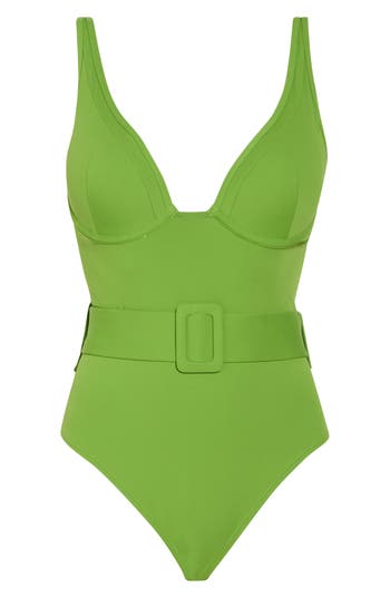 Hutch Underwire Belted One-piece Swimsuit
