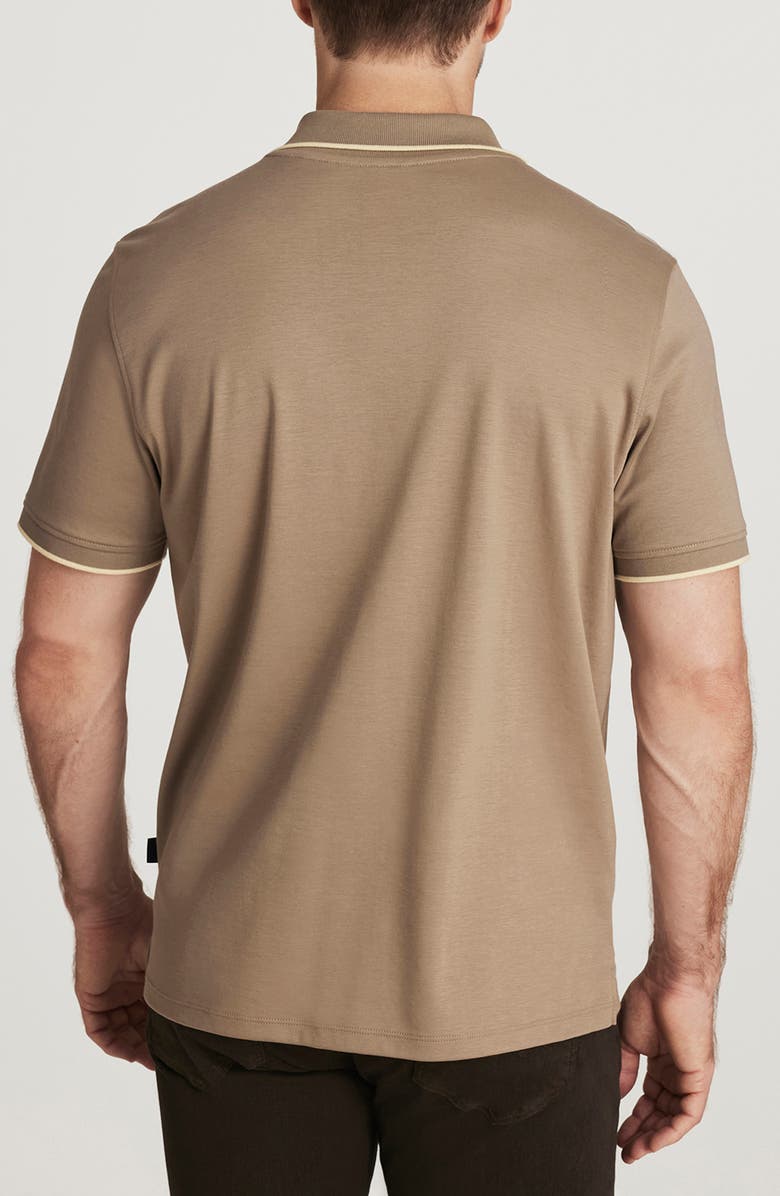 34 Heritage Riviera Tipped Pima Cotton Polo, Alternate, color, 