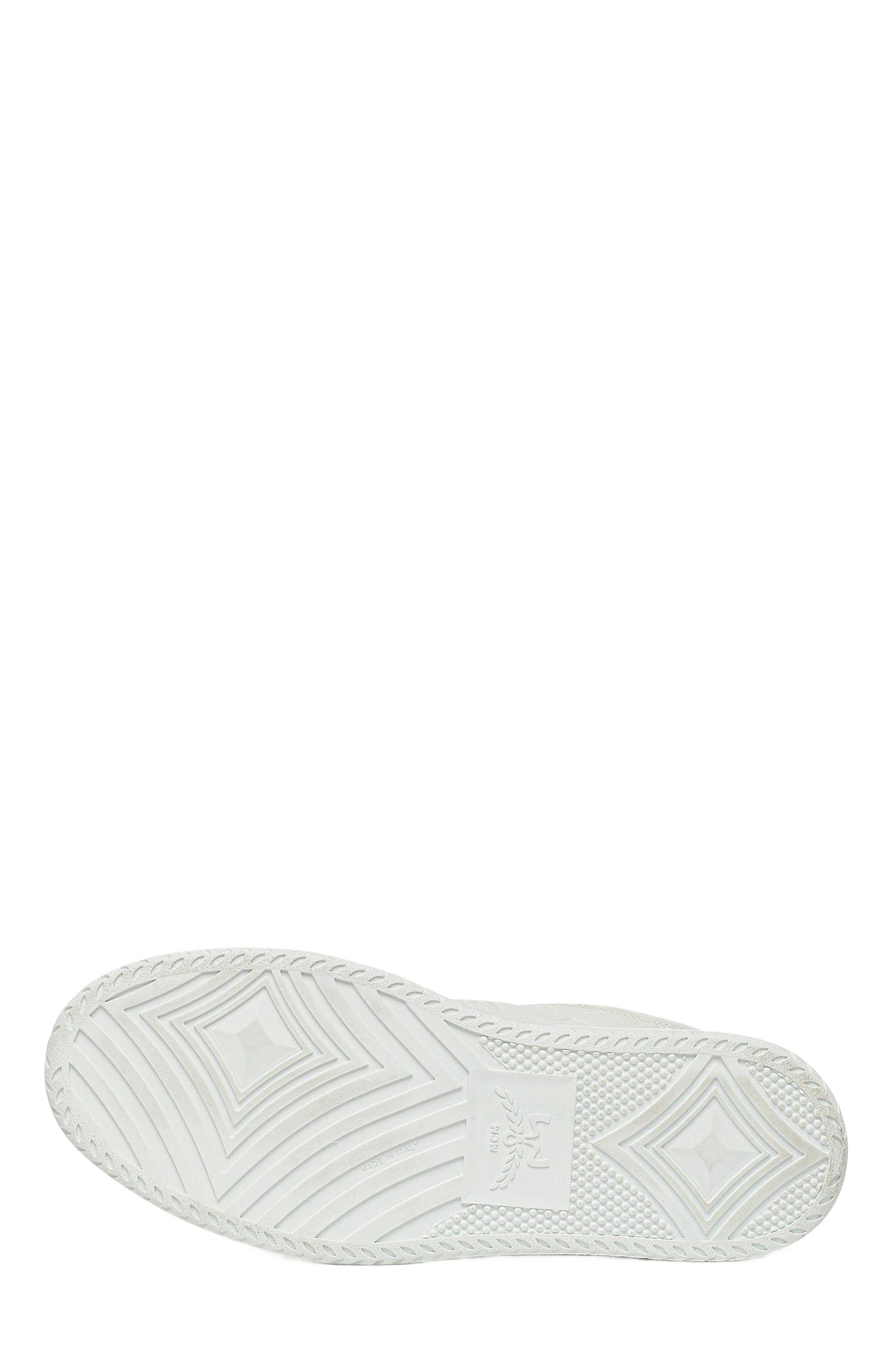 Neo Terrain Lo Sneakers in Monogram Leather, Alternate, color, Egret