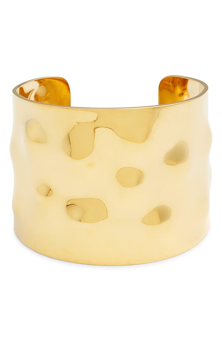 SOKO Bahari Cuff Bracelet, Main, color, Gold