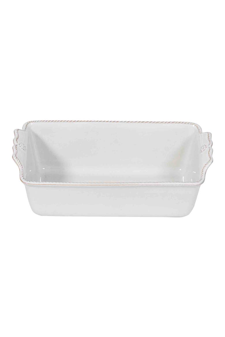 Berry & Thread Ceramic Loaf Pan, Main, color, WHITEWASH