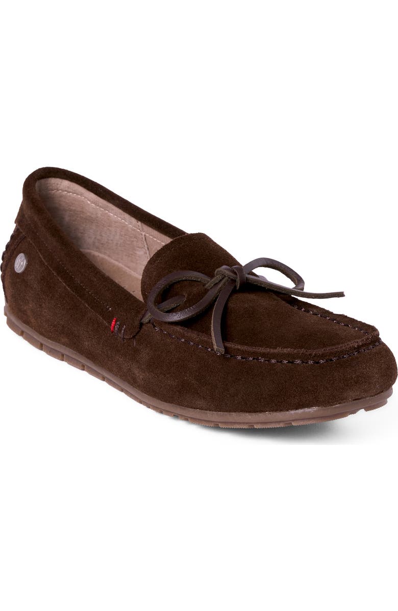 Minnetonka Moc Toe Loafer, Main, color, Dark Chocolate