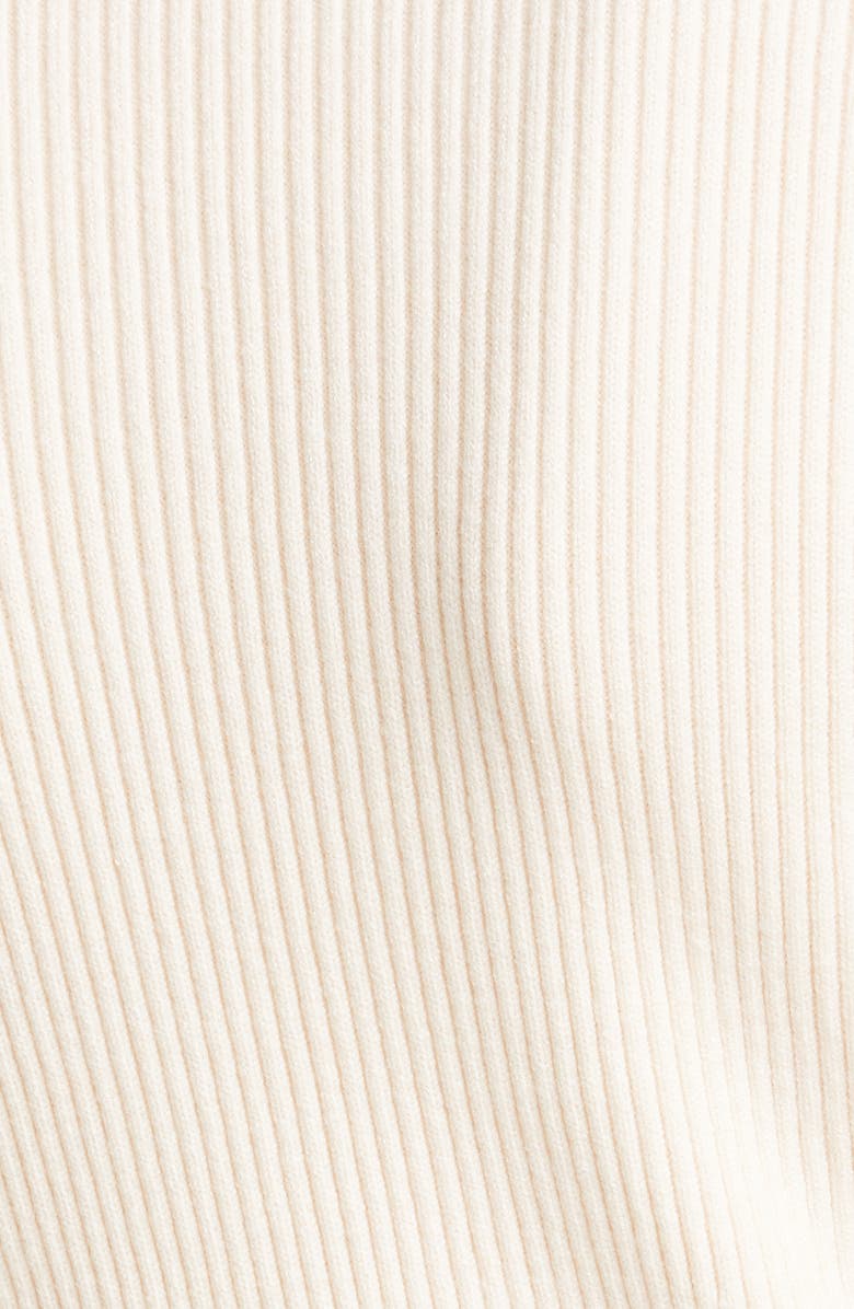 Jonathan Simkhai Standard Levy Ribbed Bishop Sleeve Sweater, Alternate, color, 