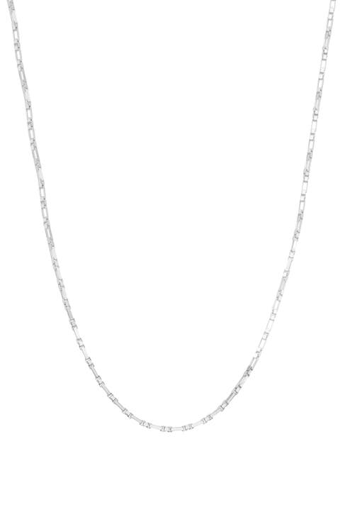 Men's Sterling Silver Chain Necklace