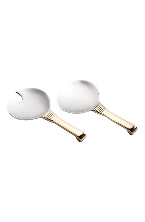 Djembe Short Salad Server