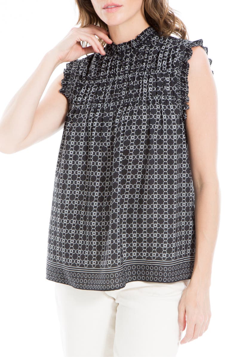 MAX STUDIO Smocked Sleeveless Top, Alternate, color, 