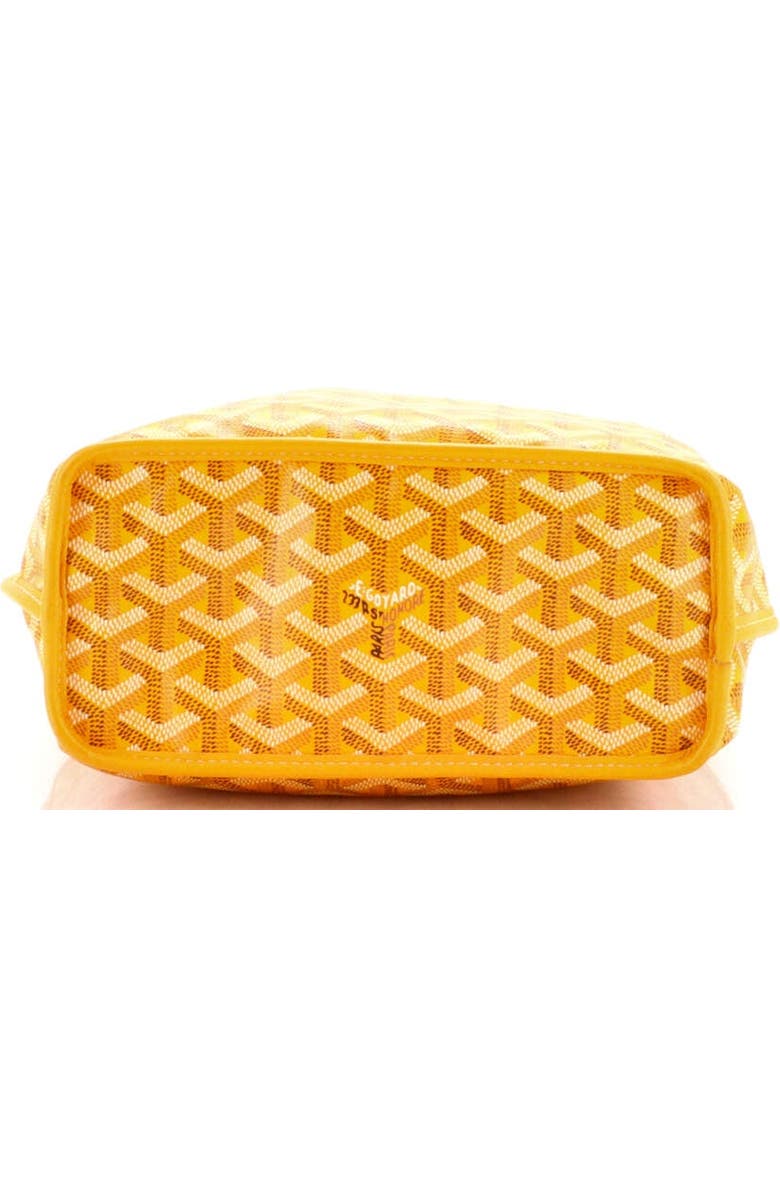 Pre-Owned Goyard Anjou Reversible Tote Coated Canvas Mini, Alternate, color, Yellow