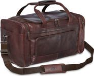 Mancini Carry-On Leather Duffle Bag