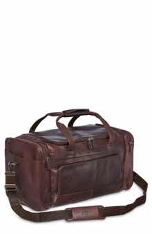 Mancini Carry-On Leather Duffle Bag