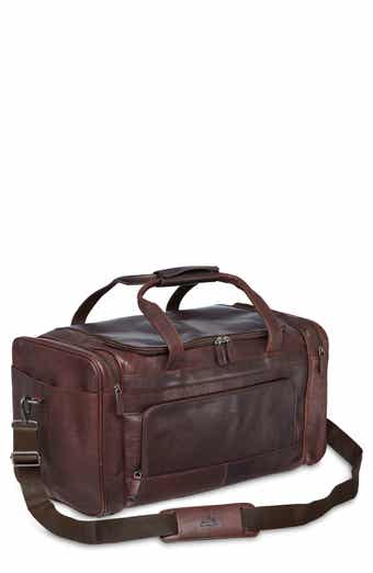 Mancini Carry-On Leather Duffle Bag
