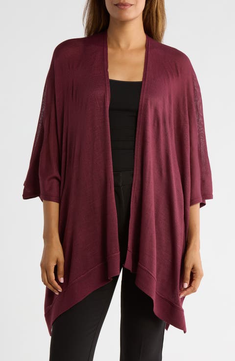 Lightweight Open Knit Topper