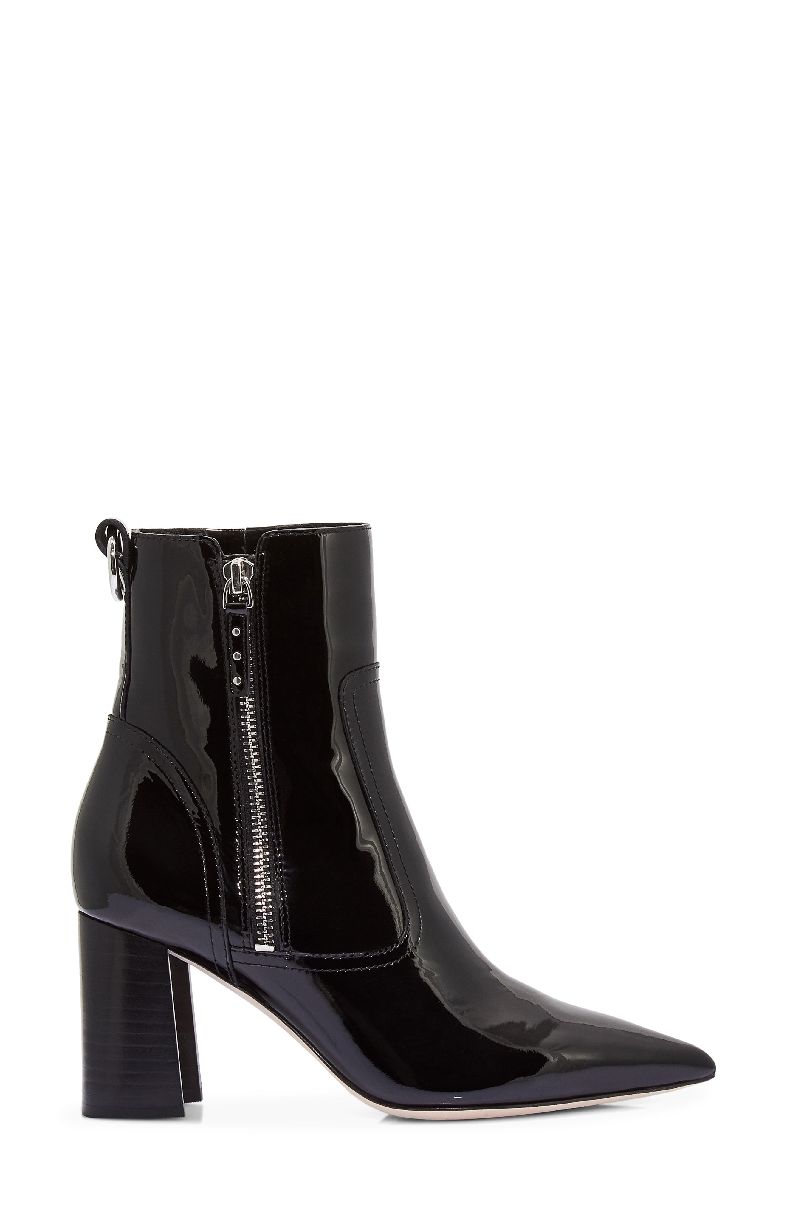 Callan Block Heel Bootie, Alternate, color, BLACK PATENT