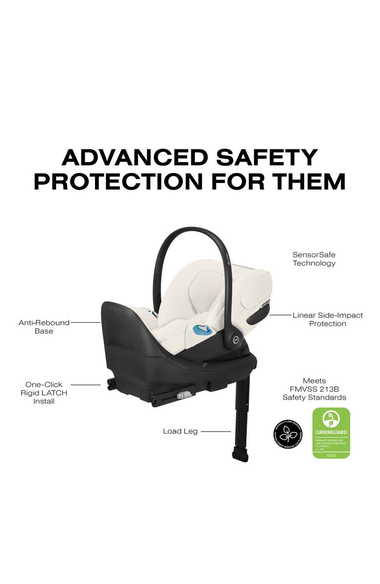 CYBEX Cloud T Infant Car Seat with Leg Load Base, Alternate, color, 