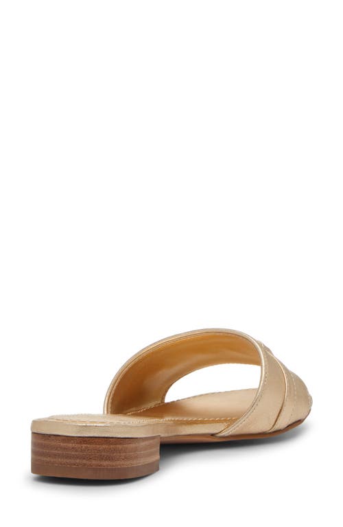 Vince Camuto Maxine Slide Sandal In Egyptian Gold