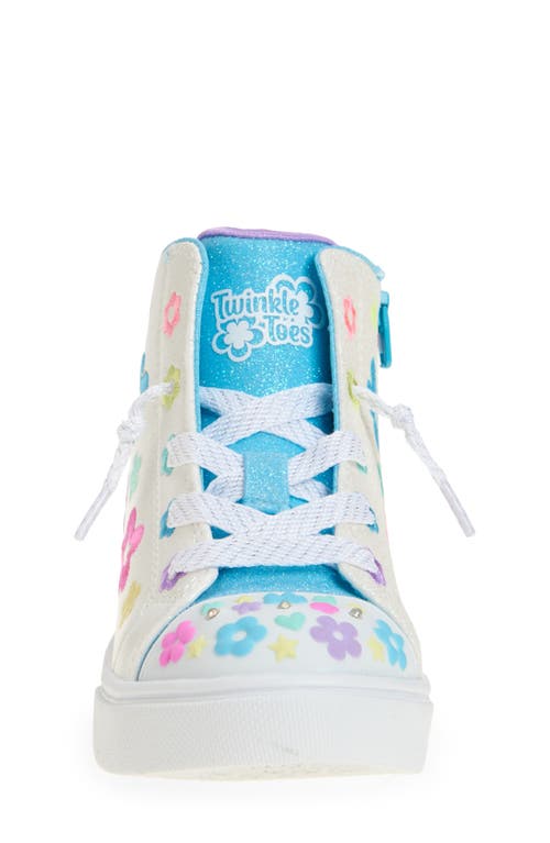 Skechers Kids' Twinkle Sparks Light-up Sneaker In White/multi