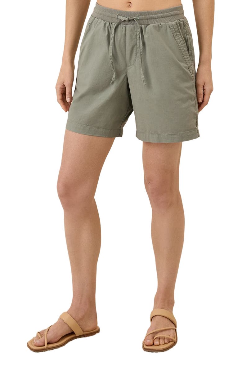 Pact Organic Cotton Monterey Poplin Short, Alternate, color, Shadow
