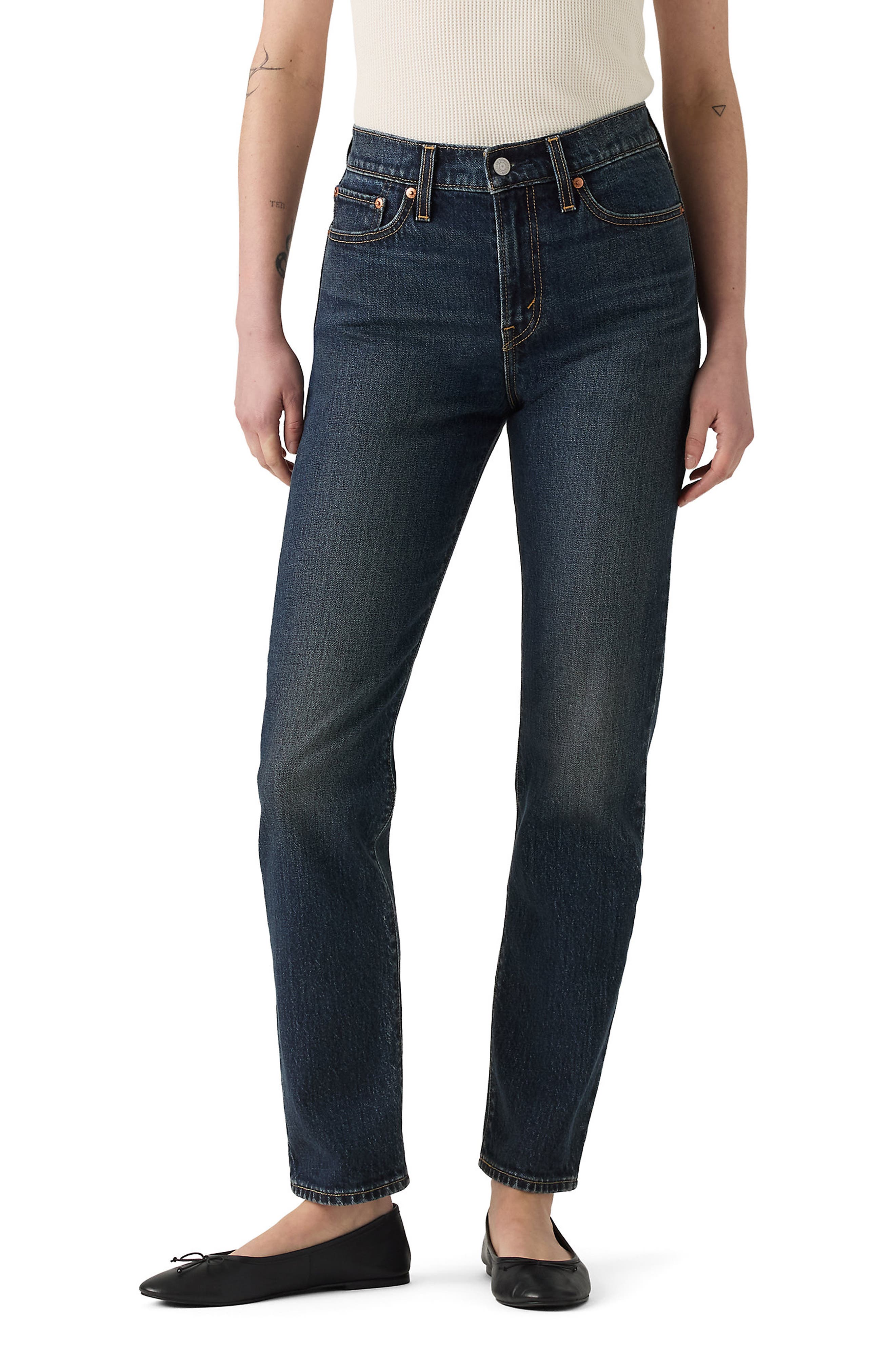 Wedgie High Waist Slim Leg Jeans