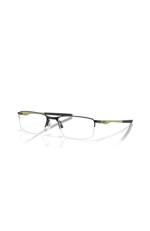 Oakley 56mm Rectangle Optical Glasses In Black