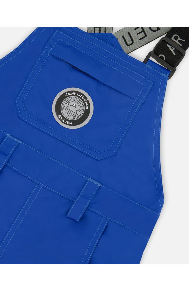 Deux par Deux Solid Play Overall Snow Bib, Alternate, color, Blue