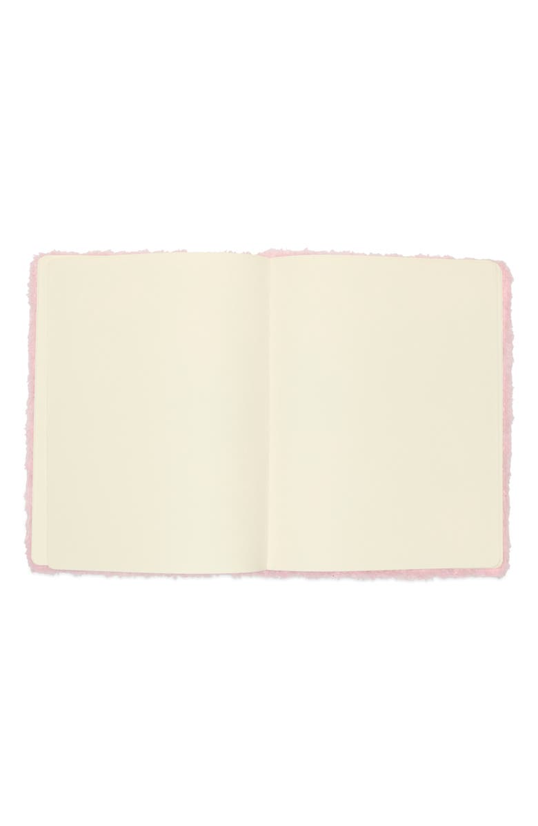 SIMPLE PLEASURES Kids' Gingerbread Girl Fuzzy Notebook, Alternate, color, Multi