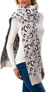 MARCUS ADLER Cheetah Print Cozy Scarf
