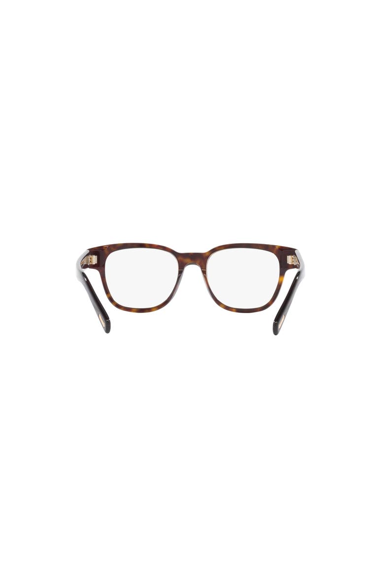 50mm Square optical glasses, Alternate, color, Tortoise