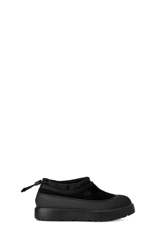 Ugg(r) Kids' Tasman Waterproof Hybrid Slip-on In Black