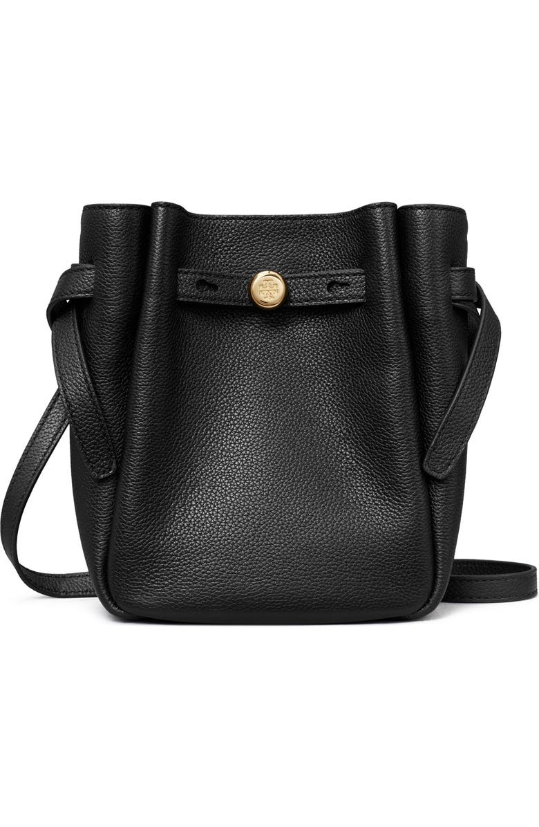 Tory Burch Romy Small Crossbody, Main, color, Black
