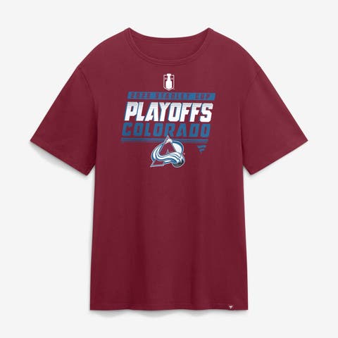 Men's Fanatics Garnet Colorado Avalanche 2026 Stanley Cup Playoffs T-Shirt