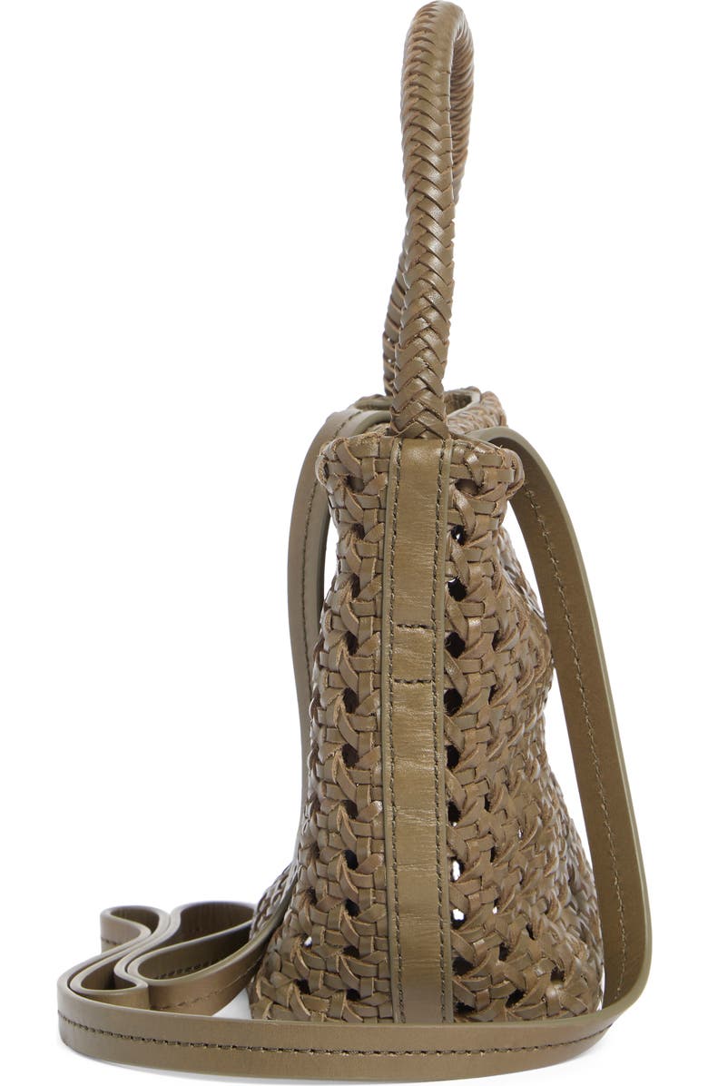 Madewell The Handwoven Cane Mini Bag, Alternate, color, Pressed Sage