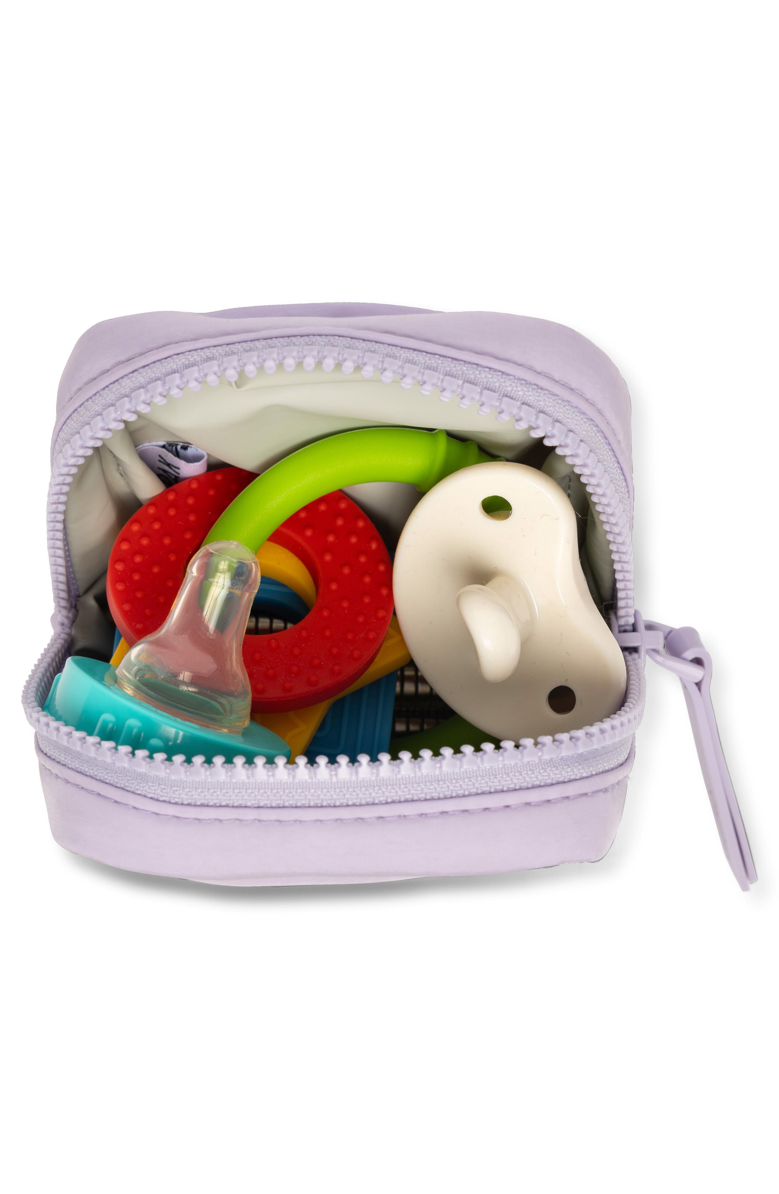 CALPAK Pacifier Pouch, Alternate, color, Orchid