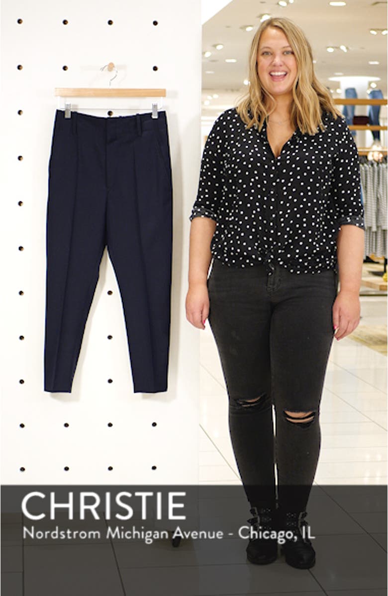 Noah Tapered Wool Crop Pants, sales video thumbnail