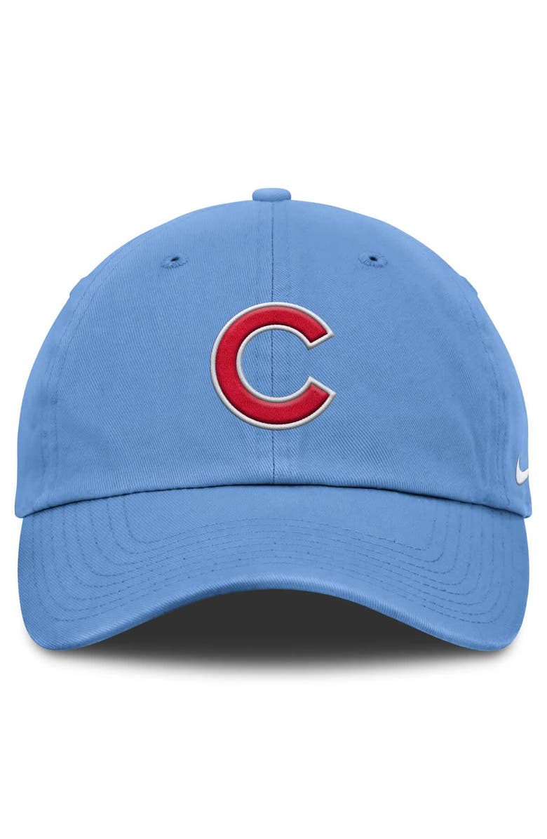 Nike Men's Nike  Light Blue Chicago Cubs Club Adjustable Hat, Alternate, color, 